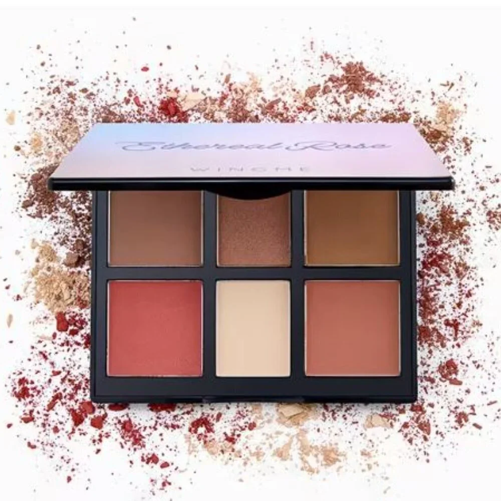 WINGME Cosmetics Ethereal Eye and Face Palette in Light-Medium NIB
